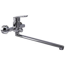 Змішувач для ванни з довгим гусаком TOPAZ LEXI TL21208-H57-0 Хром глянець