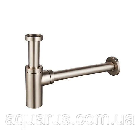 Сифон для умивальника KOER BT-01-02 1 1/4" (Колір нерж.) (KR3408), фото 1