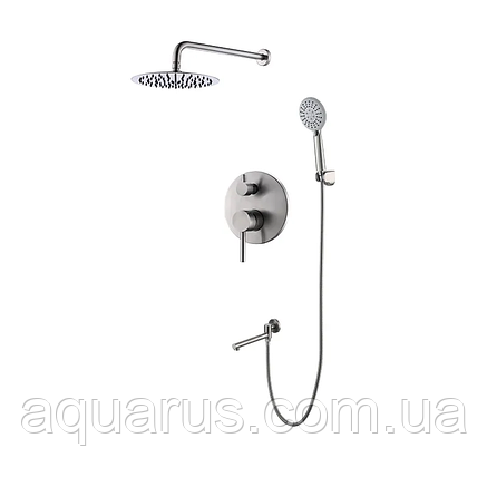 Вбудована душова система Koer KI-66018-02 (з нерж. сталі) (Колір нерж) (KR4794), фото 1