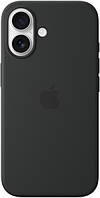 Apple iPhone 16 (Black) накладка Blueo Premium Leather MagSafe