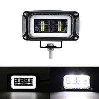 Світлодіодна фара HP-GZD-W-14 12/24V ближнє світло з DRL. Чітка світло-тенева межа