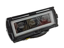 Світлодіодна фара HP-GZD-311-01 12/24V ближнє світло (біле та жовте) з DRL. Чітка світло-тенева межа