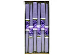 Свичка Стіжок арома 26 см Лаванда 18 шт./пач. ТМ BISPOL