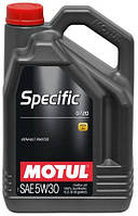 Моторное масло Motul SPECIFIC 0720 5W-30, 5L