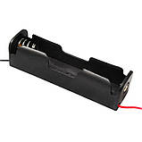 Тримач для акумулятора 18650, 1х з дротами, фото 2