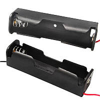 Тримач для акумулятора 18650, 1х з дротами