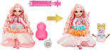 Лялька Rainbow High Bella Pink Winter Wonderland Рейнбоу Хай Белла з аксесуарами Зима 120827 MGA Оригінал, фото 4