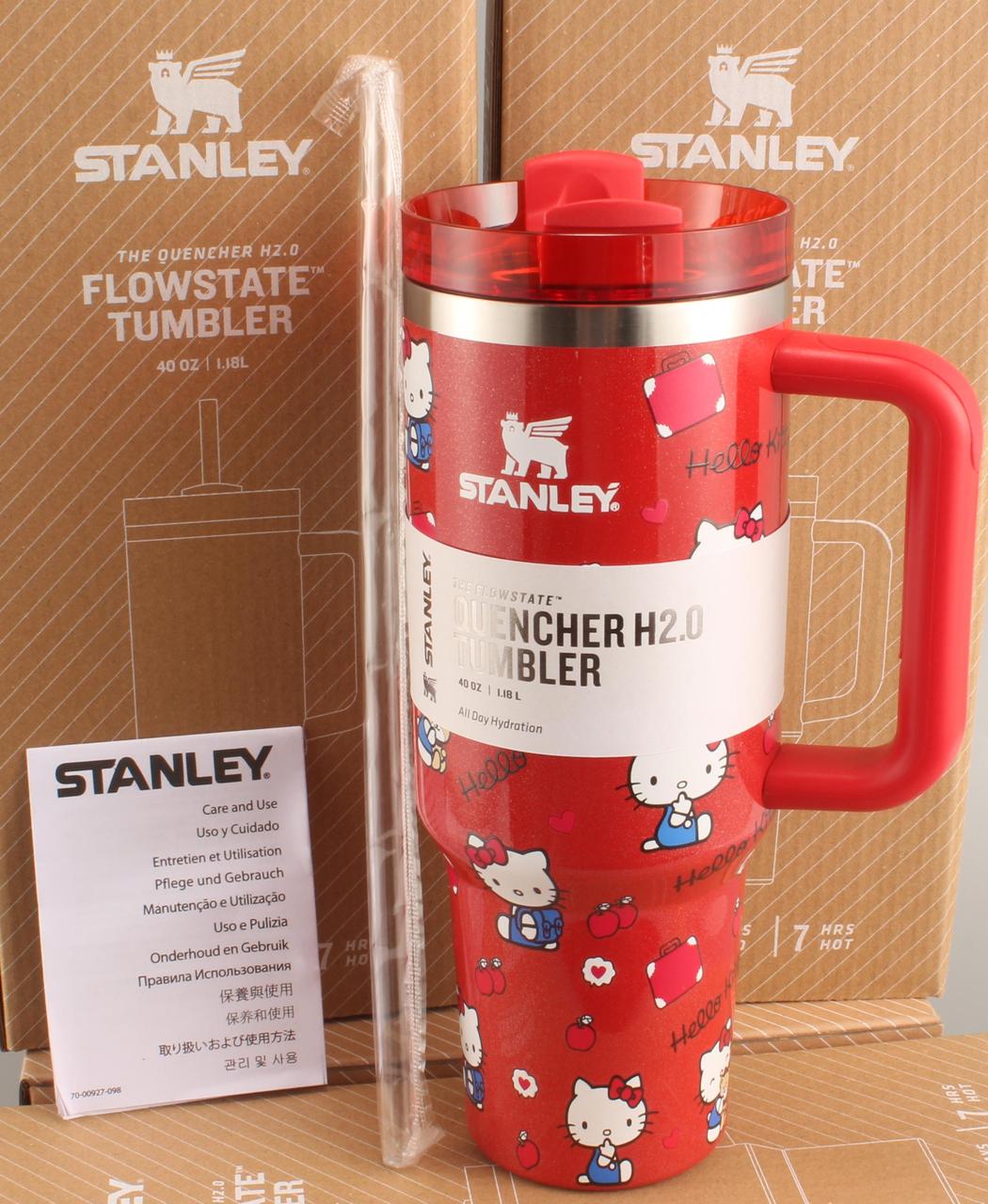Термос термочашка Stanley Quencher H2.0 Tumbler з нержавіючої сталі 1,18 л Red KT6007845