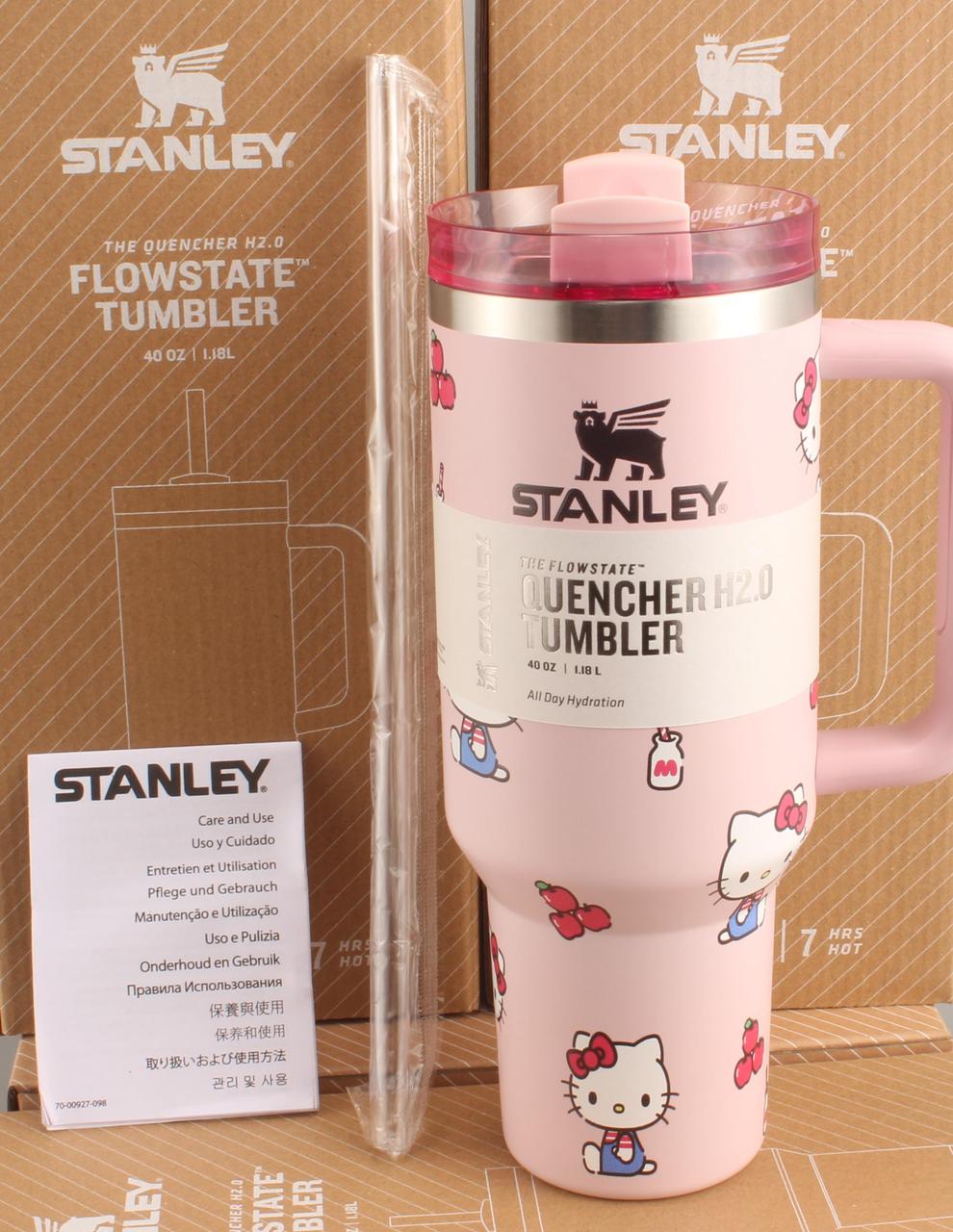 Термос термочашка Stanley Quencher H2.0 Tumbler з нержавіючої сталі 1,18 л Light Pink KT6007846