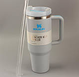 Термос термочашка Stanley Quencher H2.0 Tumbler з нержавіючої сталі Fog 1,18 л KT6007806 solve, фото 2