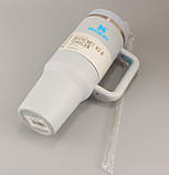 Термос термочашка Stanley Quencher H2.0 Tumbler з нержавіючої сталі Fog 1,18 л KT6007806 solve, фото 4