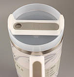 Термос термочашка Stanley Quencher H2.0 Tumbler з нержавіючої сталі 1,18 л Gray Marble KT6007810 - B1-Уцінка, фото 4