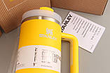 Термос термочашка Stanley Quencher H2.0 Tumbler з нержавіючої сталі 1,18 л Yellow KT6007817 solve, фото 5