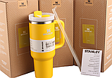 Термос термочашка Stanley Quencher H2.0 Tumbler з нержавіючої сталі 1,18 л Yellow KT6007817 solve, фото 7