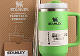 Термос термочашка Stanley Quencher H2.0 Tumbler з нержавіючої сталі 1,18 л Citron KT6007821 solve, фото 4
