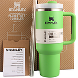 Термос термочашка Stanley Quencher H2.0 Tumbler з нержавіючої сталі 1,18 л Citron KT6007821 solve, фото 5