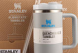 Термос термочашка Stanley Quencher H2.0 Tumbler з нержавіючої сталі 1,18 л Cloud KT6007824 solve, фото 3