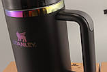 Термос термочашка Stanley Quencher H2.0 Tumbler з нержавіючої сталі 1,18 л Black Chrome Collection KT6007826 solve, фото 10