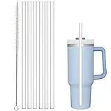 Термос термочашка Stanley Quencher H2.0 Tumbler з нержавіючої сталі 1,18 л Black Monogram KT6007831 solve, фото 6