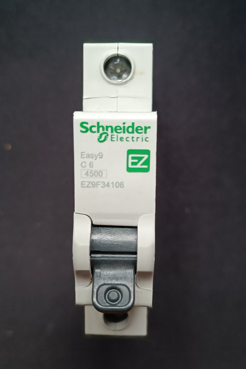 Автоматичний вимикач Schneider Electric 1p easy9 C6, фото 1