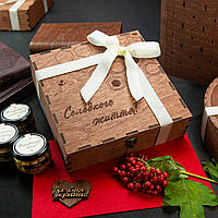 Подарунковий набір Палітра смаків Еліт! на 9 смаків, натуральний мед, горішки, натуральна нутелла