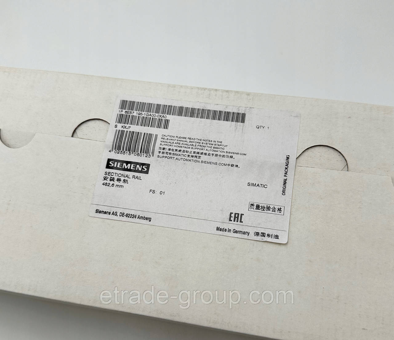 Модуль вводу/виводу Siemens SIMATIC S7-1200 6ES7195-1GA00-0XA0 (6ES71951GA000XA0)