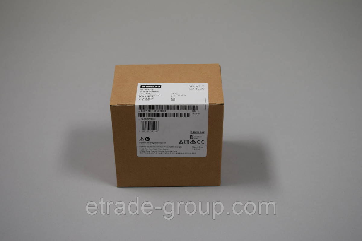 Модуль вводу/виводу Siemens SIMATIC S7-1200 6ES7214-1HF40-0XB0 (6ES72141HF400XB0)