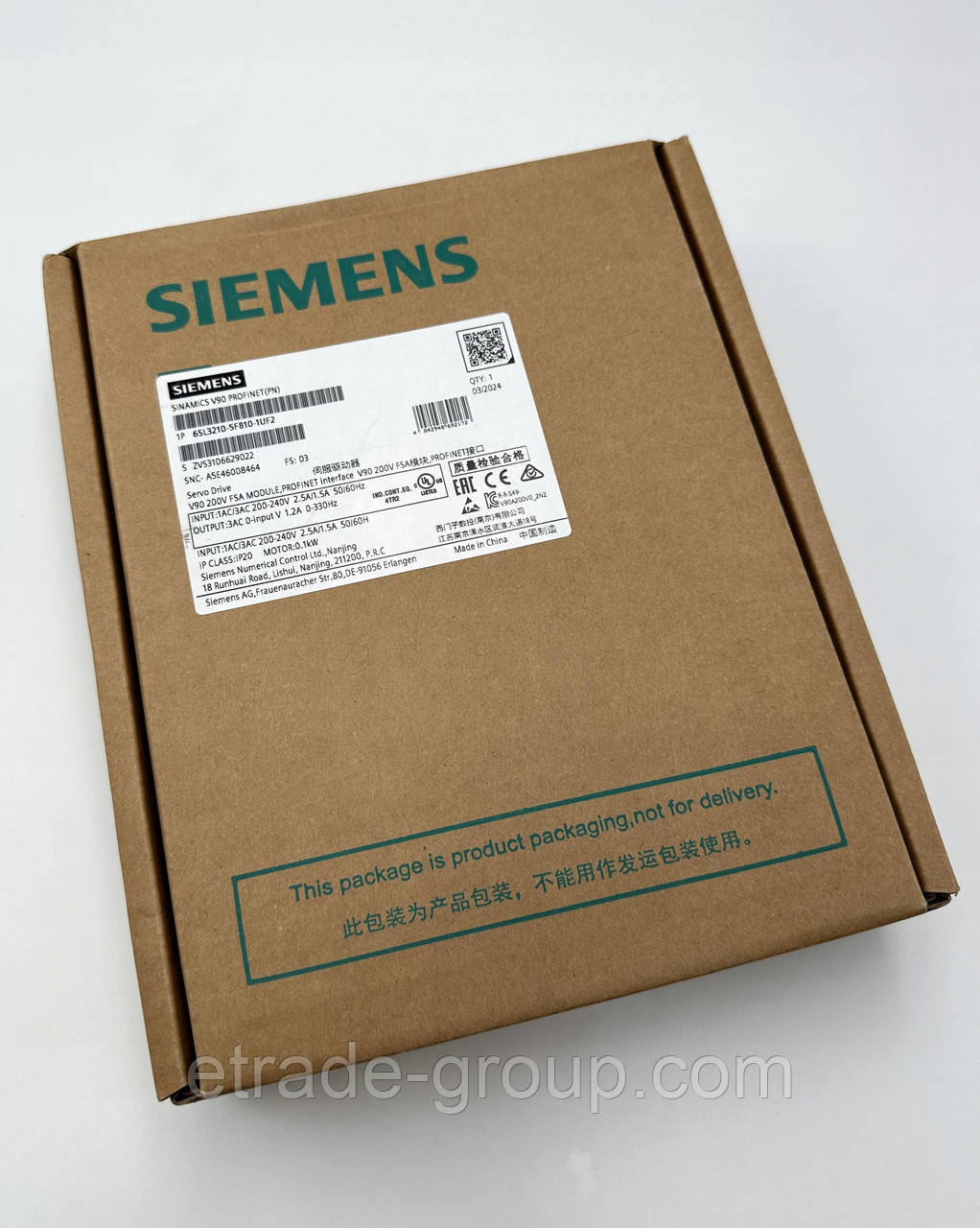 Привід Siemens SINAMICS G120 6SL3210-5FB10-1UF2 (6SL32105FB101UF2), фото 1