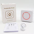 Портативний Bluetooth принтер + Подарунок 1шт термопаперу / Міні принтер для друку з телефону / Термопринтер, фото 9