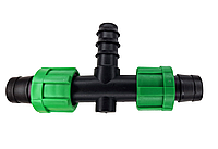 Трійник Ender для з'єднання крапельної трубки і крапельної стрічки