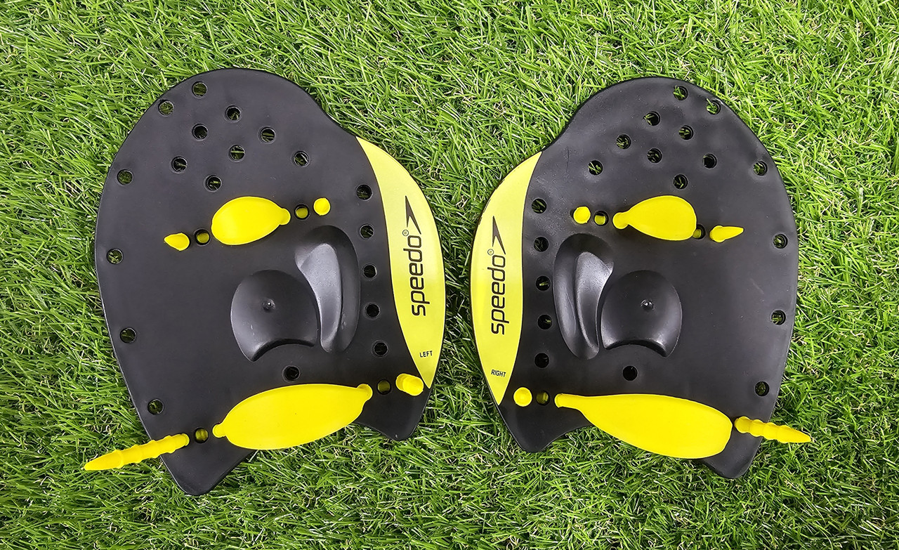 Лопатки для плавання жовті Speedo розмір S