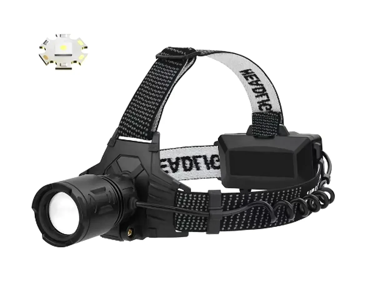 Ліхтар налобний Type-C Bailong SY-8119-2-TG 120шт 6474, фото 1