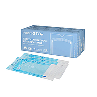 Пакети самоклейні для стерилізації в автоклаві 60х110 мм, ТМ Microstop (200 шт./уп.)