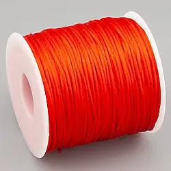 Шнур атласний Шамбала 1,5 мм +-70 м Червоний