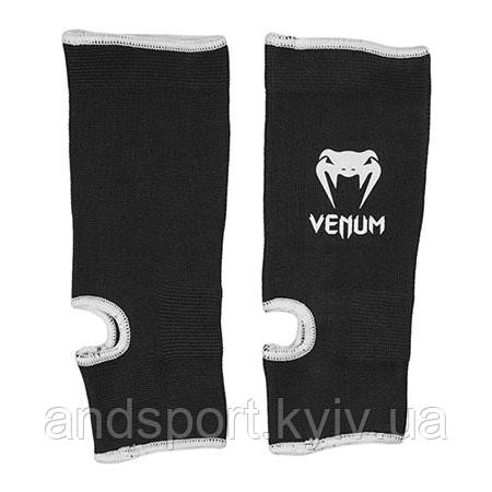 Гомілковостоп Venum, стяжка, чорний, 100, розміри S, M, L, пара