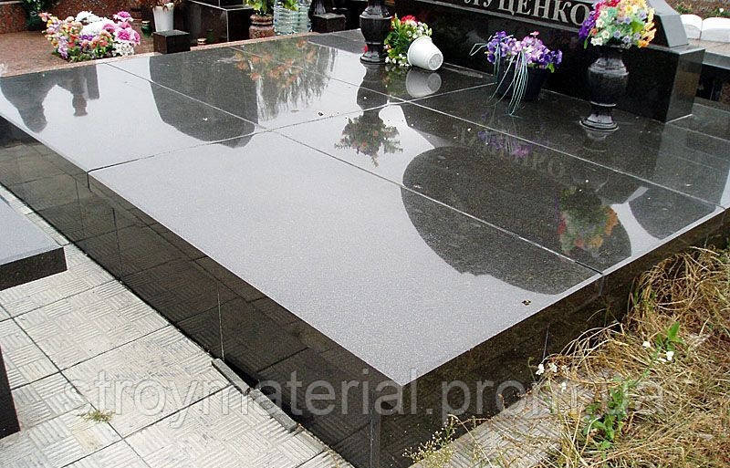 Плитка для памятника плитка для облицовки вокруг могилы памятника. - фото 2 - id-p452659828