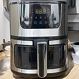 Аерофритюрниця аерогриль 7л 3500Вт, фото 5