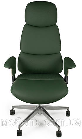 Крісло Barsky Lux Leather green LC-01, фото 1