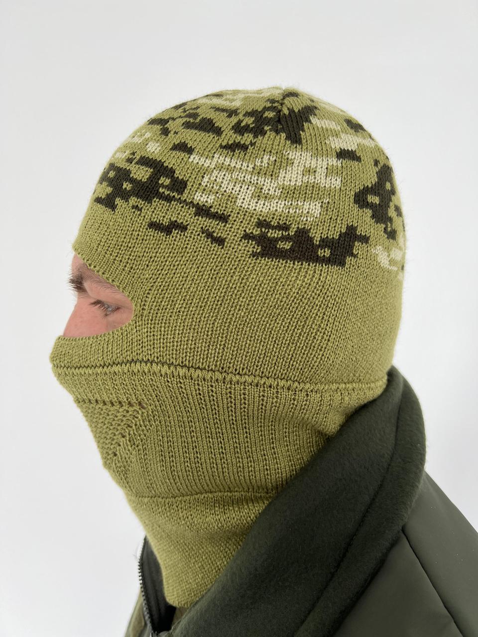 Балаклава трансформер 2в1 - піксель