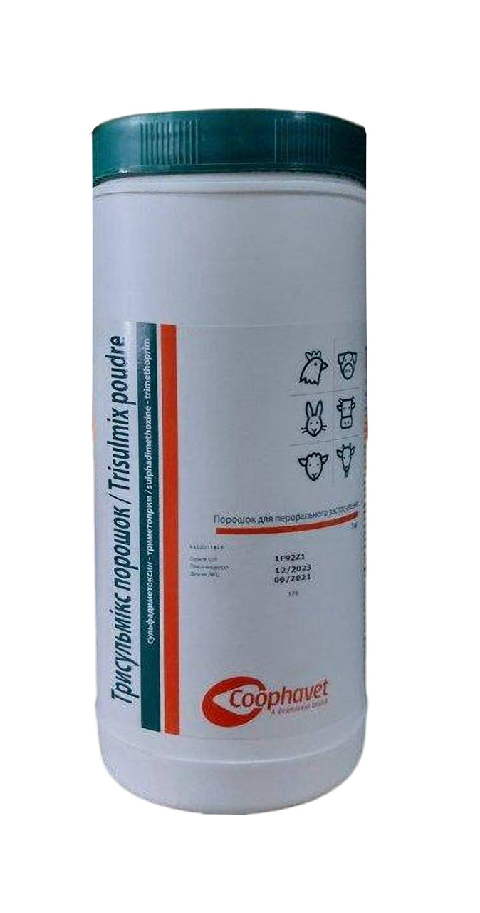 Трисульмікс порошок / Trisulmix poudre 1 кг COOPHAVET (аналог Трисульфону)