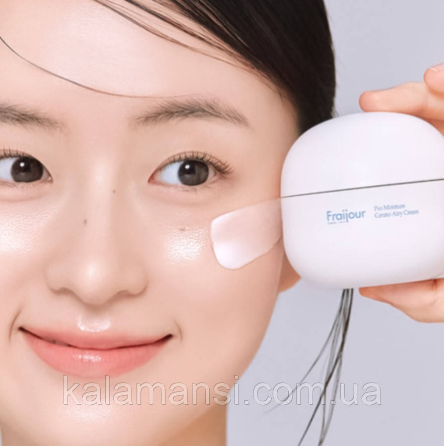 Зволожуючий крем-мус з церамідами та ектоїном Fraijour Pro Moisture Cerato Airy Cream 50 мл, фото 1