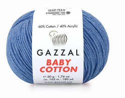 Пряжа Baby cotton-3431 джинс