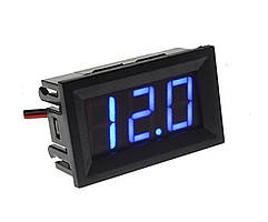 Вольтметр 27014B цифровий 4,5-30V вбудований (два дроти) Синій