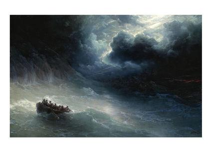 Листівка Українське мистецтво - Гнів морів, 1886, фото 1