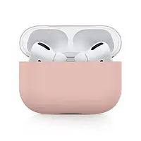 Чохол Soft Case для AirPods Pro + карабін - Pink Sand