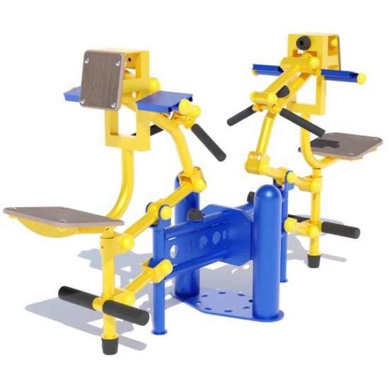 Вуличний спортивний тренажер "Біцепс машину" на майданчик, фото 1