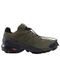 Трекінгові кросівки Salomon® SpeedCross 5. Оливково-чорні. Розмір 44