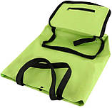 Візок для покупок зелений з колесами і складним механізмом, розмір 45x40x12 см, фото 10