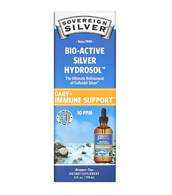 Колоїдне срібло 10 част./млн Bio-Active Silver Hydrosol Sovereign Silver, 118 мл