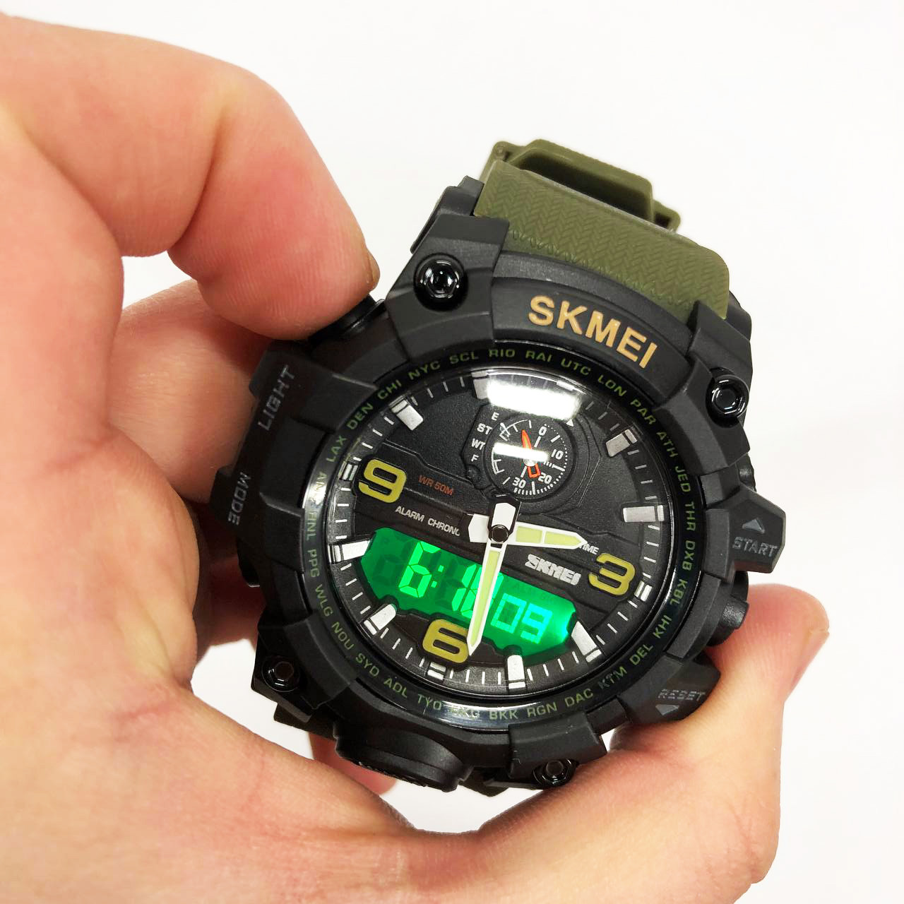 Чоловічі годинники стильні годинники на руку наручні електронні тактичні FT-33, фото 1